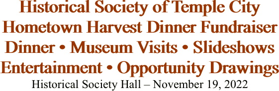 Historical Society of Temple City Hometown