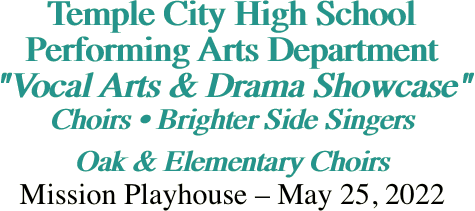 Temple City High School Performing Arts