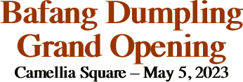 Bafang Dumpling Grand Opening Camellia Square –
