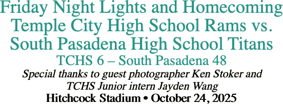 Friday Night Lights and Homecoming Temple