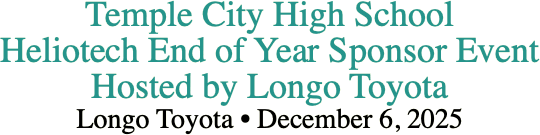 Temple City High School Heliotech End