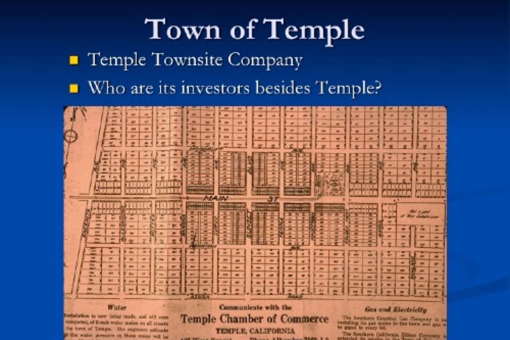 History of Temple City