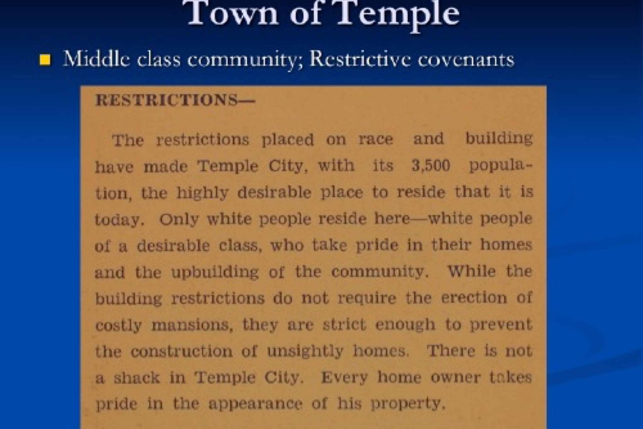History of Temple City