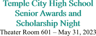 Temple City High School Senior Awards