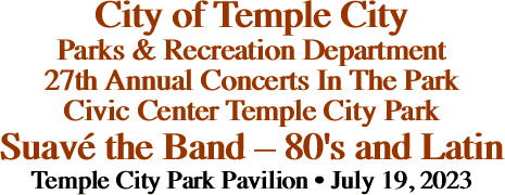 City of Temple City Parks &