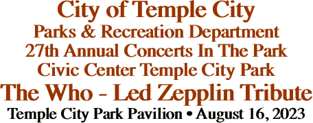 City of Temple City Parks &