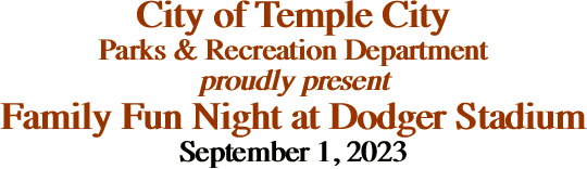 City of Temple City Parks &