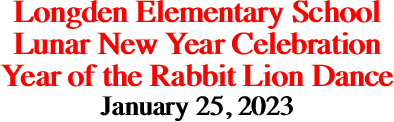 Longden Elementary School Lunar New Year