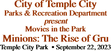 City of Temple City Parks &