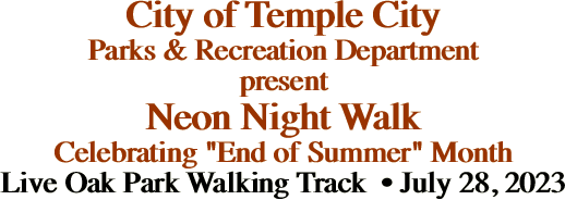 City of Temple City Parks &