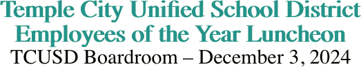 Temple City Unified School District