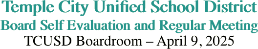 Temple City Unified School District