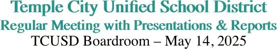 Temple City Unified School District