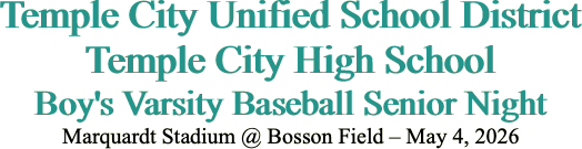 Temple City Unified School District Temple