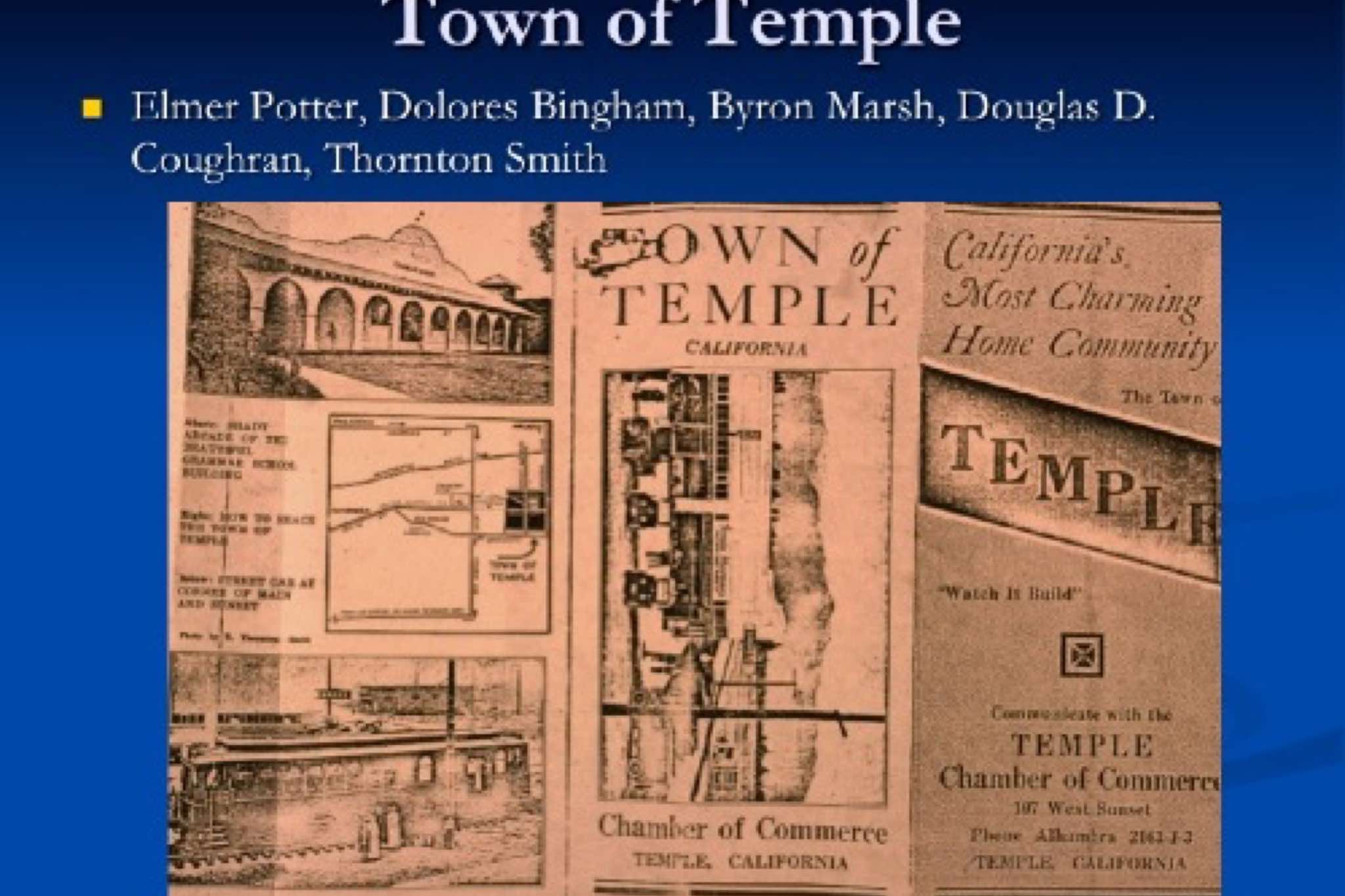 History of Temple City