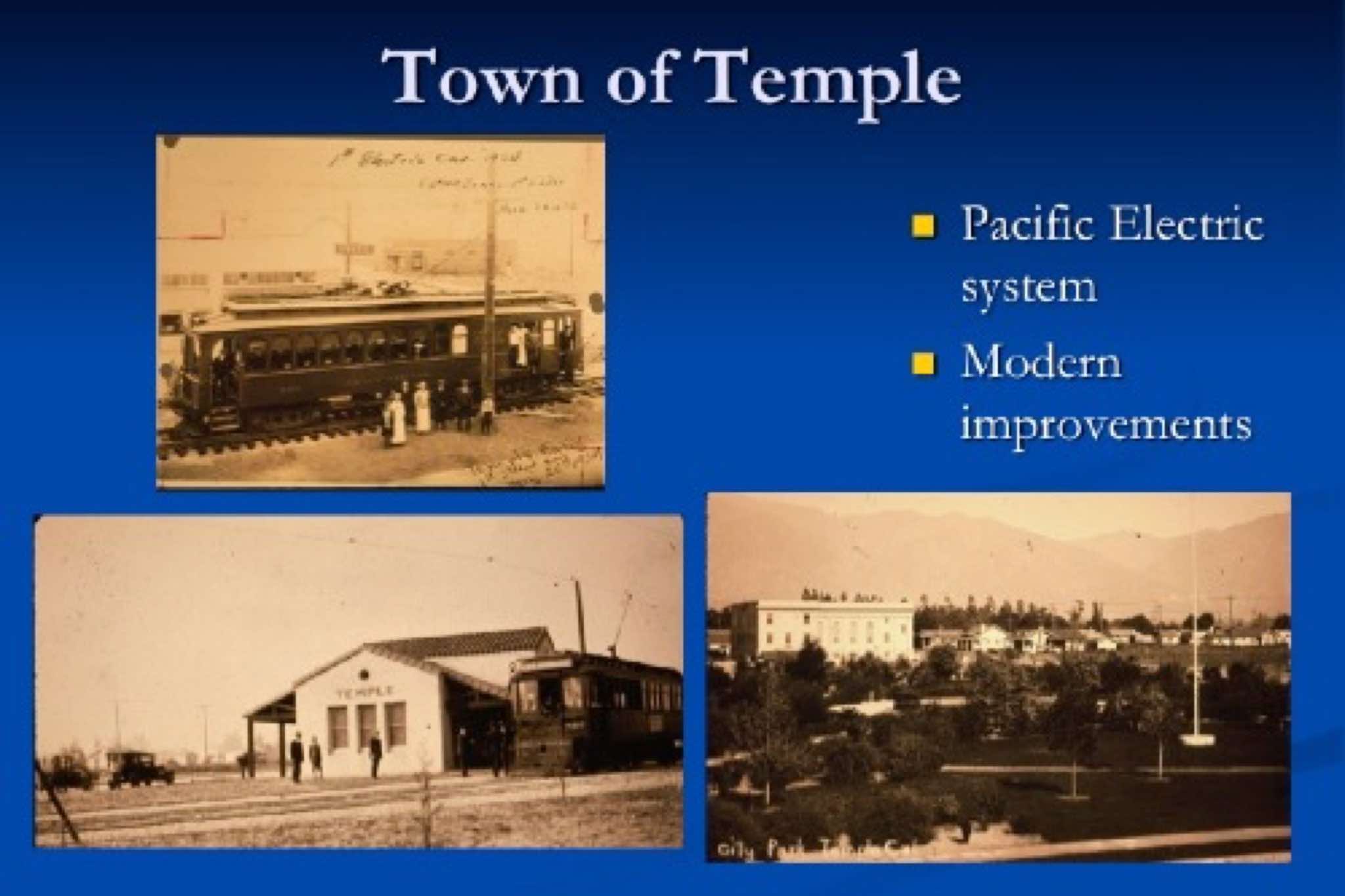 History of Temple City