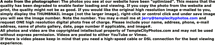 A note from the photographer: